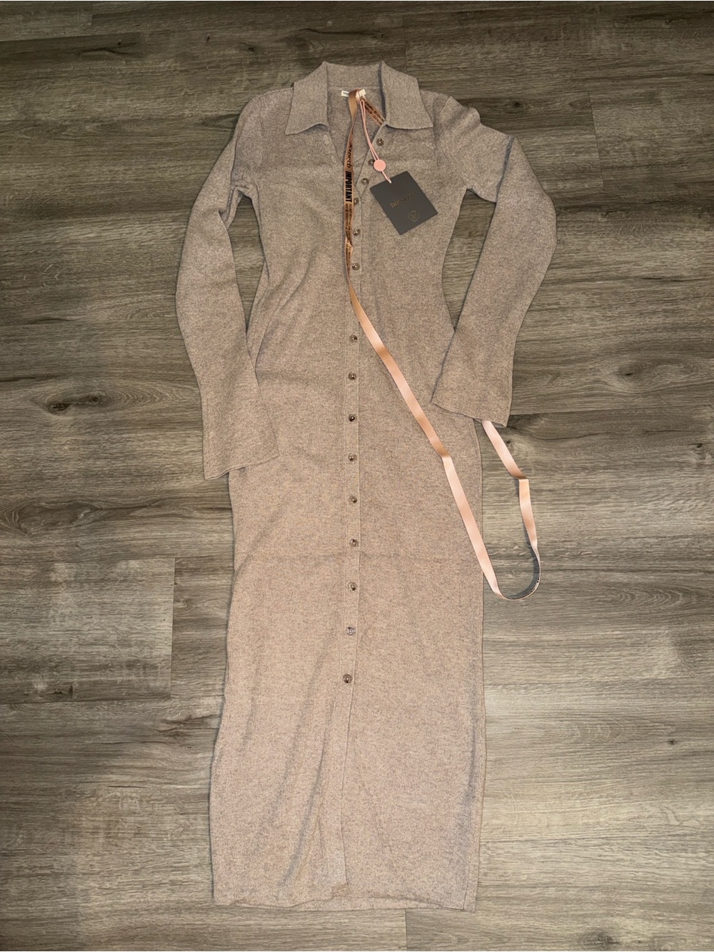 🩷Firm Price🩷House of CB Yvette beige cashmere knit midi dress - Picture 9 of 13